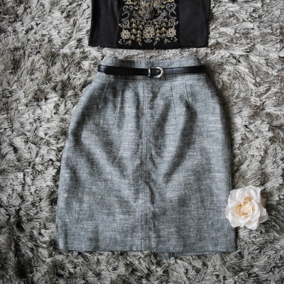 Banana Republic Gray Pencil Skirt - Picture 2 of 5